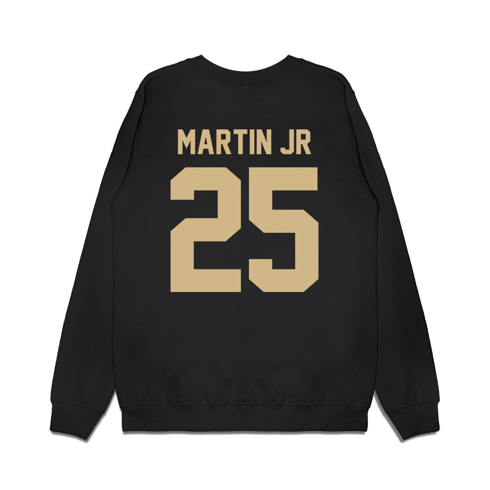 Wake Forest - NCAA Football : Jermal Martin Jr - Vintage Helmet Premium Crewneck Sweatshirt-1