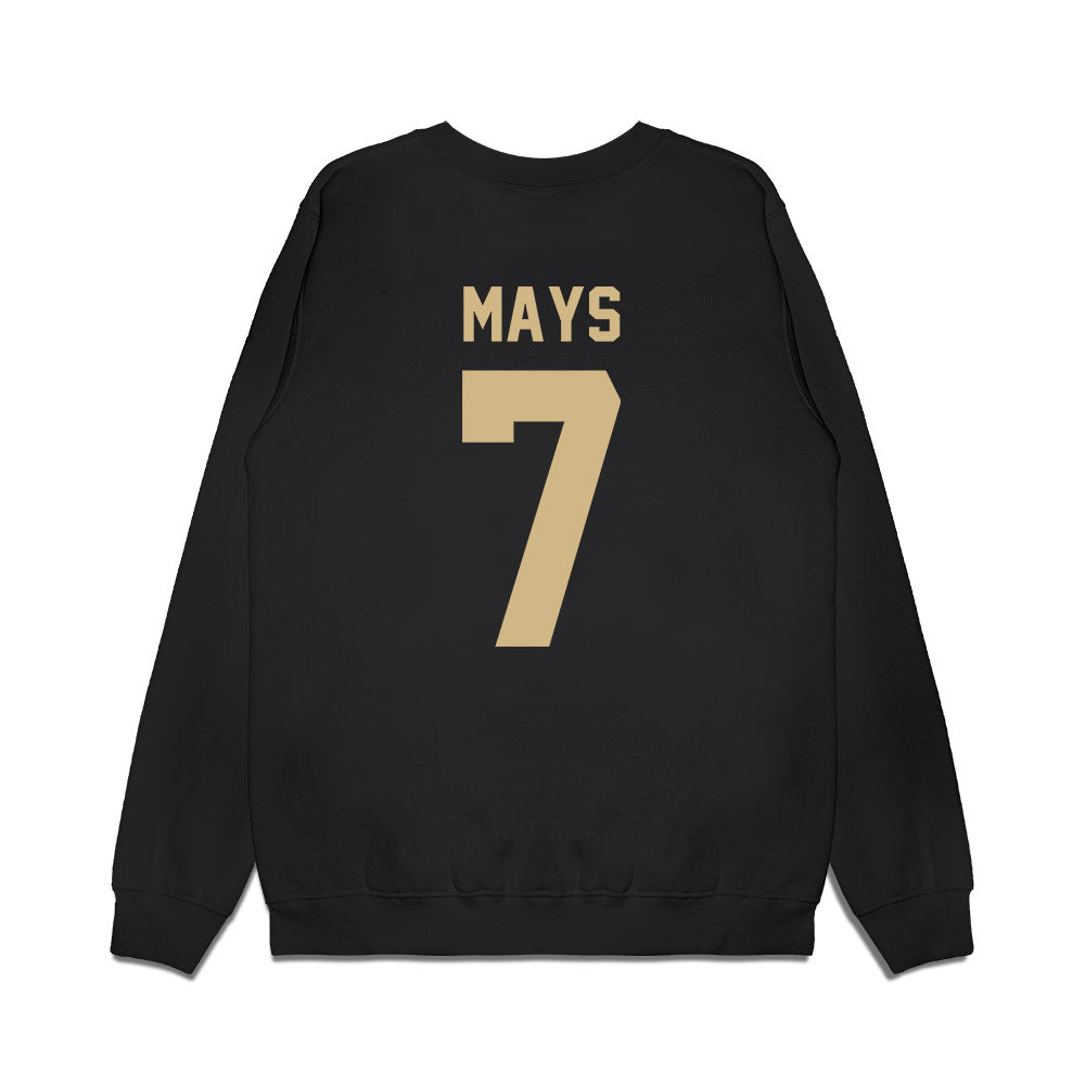 Wake Forest - NCAA Football : Micah Mays - Vintage Helmet Premium Crewneck Sweatshirt-1