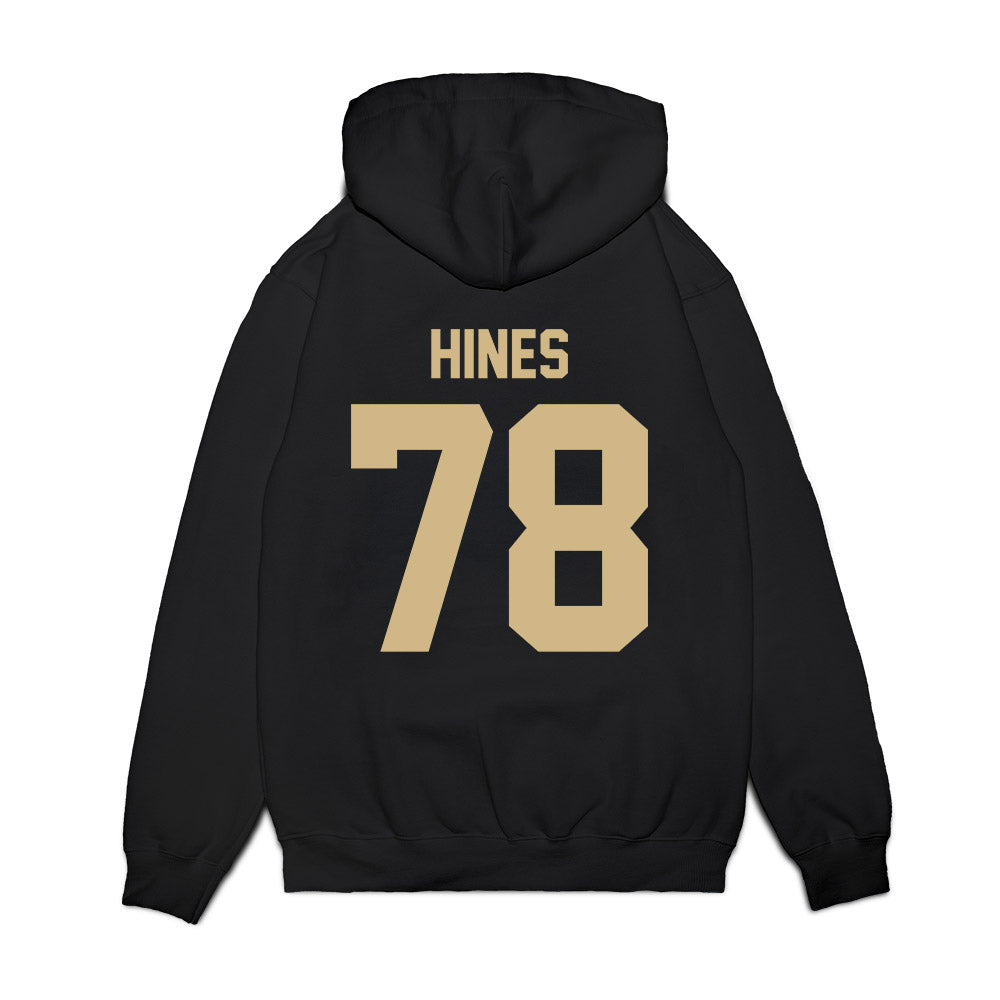 Wake Forest - NCAA Football : Jack Hines - Vintage Helmet Premium Hooded Sweatshirt-1