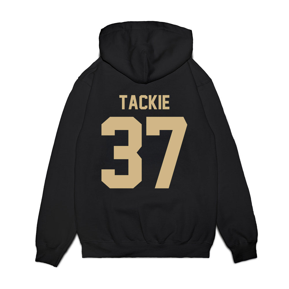 Wake Forest - NCAA Football : William Tackie - Vintage Helmet Premium Hooded Sweatshirt-1