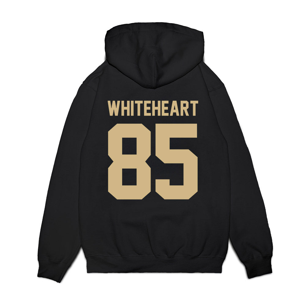 Wake Forest - NCAA Football : Blake Whiteheart - Vintage Helmet Premium Hooded Sweatshirt-1