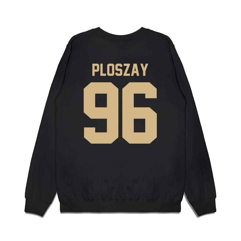 Wake Forest - NCAA Football : Jack Ploszay - Vintage Helmet Premium Crewneck Sweatshirt-1