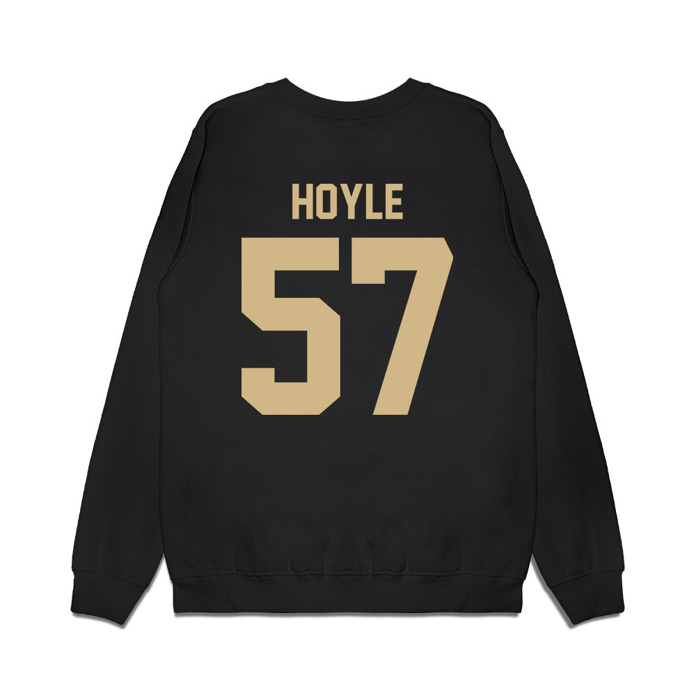 Wake Forest - NCAA Football : Brandon Hoyle - Vintage Helmet Premium Crewneck Sweatshirt-1