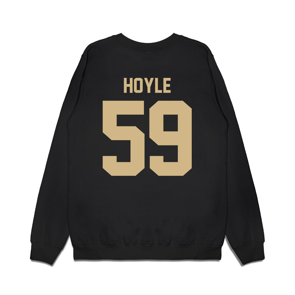 Wake Forest - NCAA Football : Brandon Hoyle - Vintage Helmet Premium Crewneck Sweatshirt-1