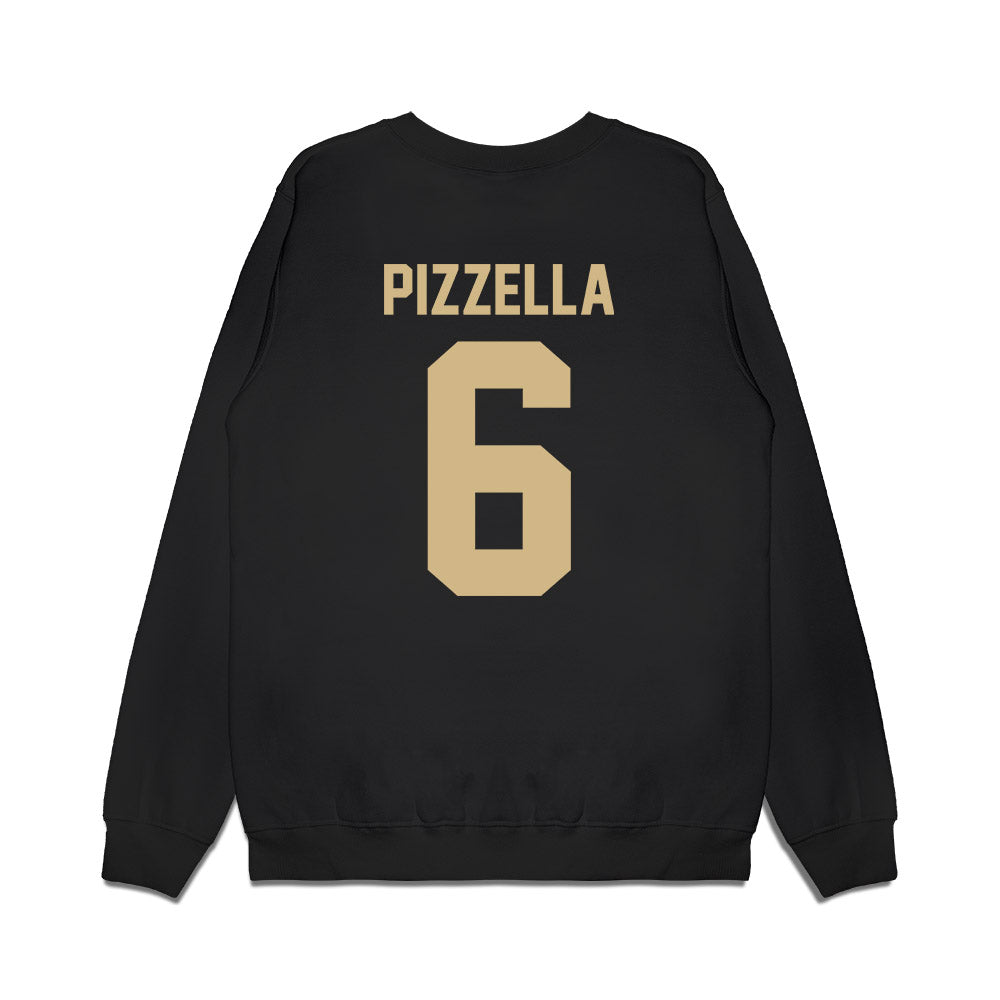 Wake Forest - NCAA Football : Steele Pizzella - Vintage Helmet Premium Crewneck Sweatshirt-1
