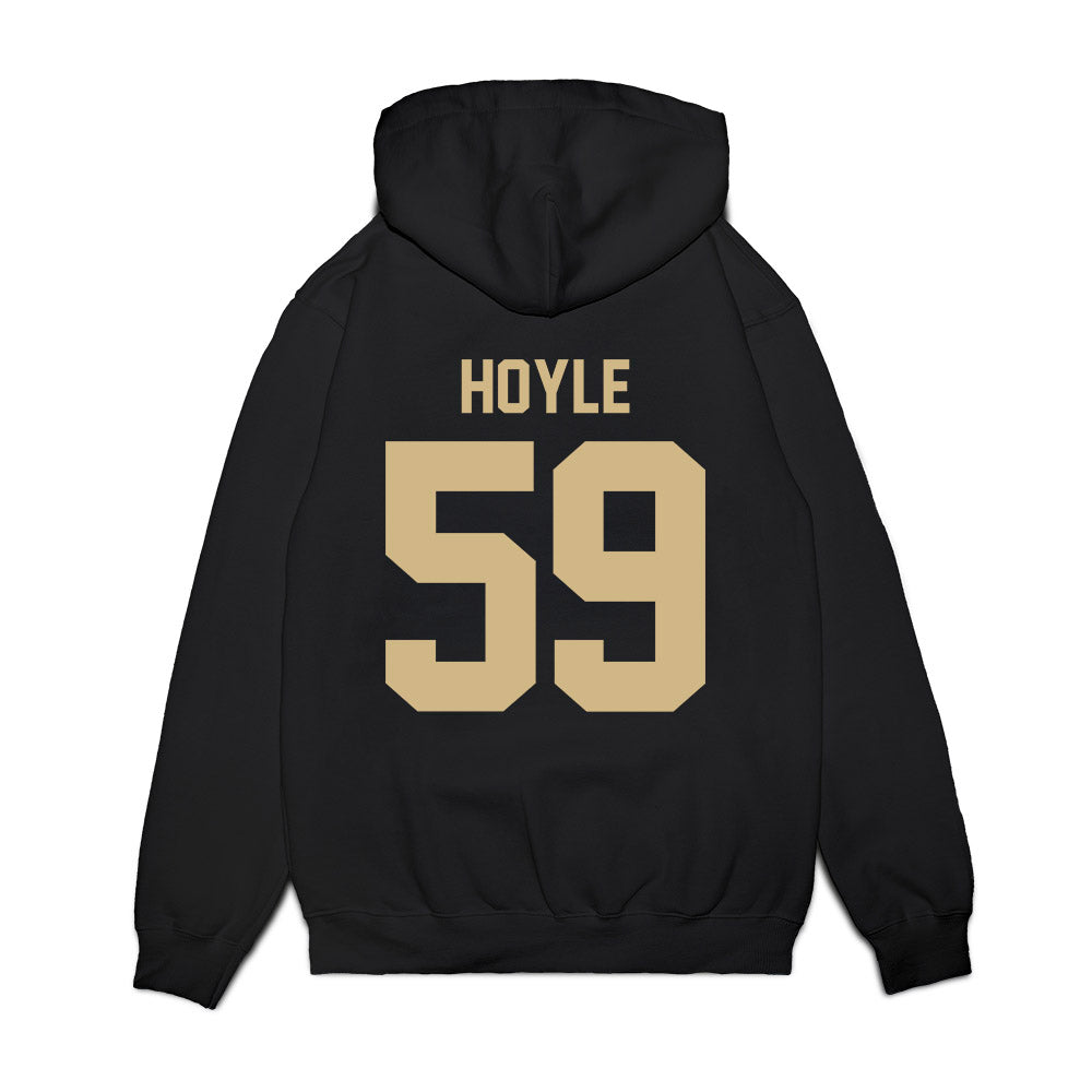 Wake Forest - NCAA Football : Brandon Hoyle - Vintage Helmet Premium Hooded Sweatshirt-1