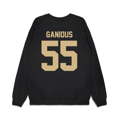 Wake Forest - NCAA Football : Bryce Ganious - Vintage Helmet Premium Crewneck Sweatshirt-1