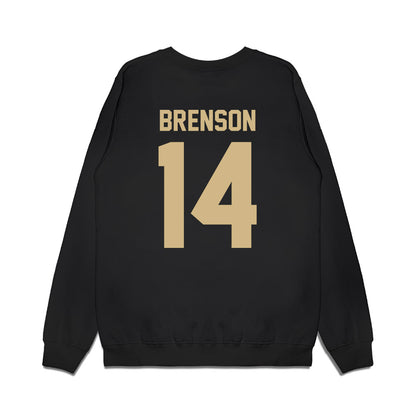 Wake Forest - NCAA Football : Chevalier Brenson - Vintage Helmet Premium Crewneck Sweatshirt-1
