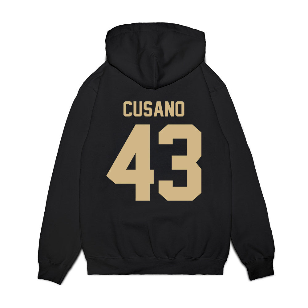 Wake Forest - NCAA Football : Frank Cusano - Vintage Helmet Premium Hooded Sweatshirt-1