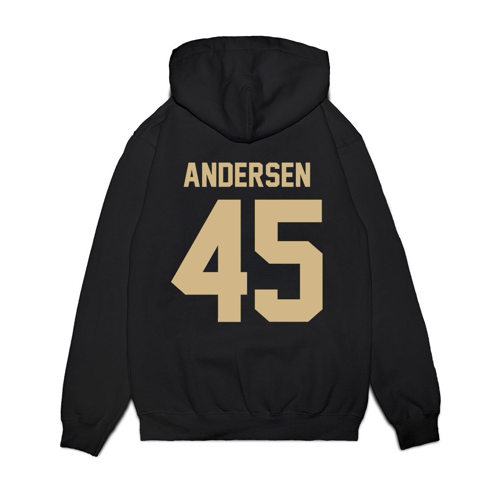Wake Forest - NCAA Football : Nick Andersen - Vintage Helmet Premium Hooded Sweatshirt-1