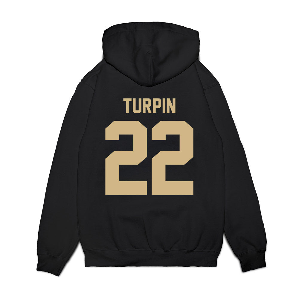 Wake Forest - NCAA Football : Myles Turpin - Vintage Helmet Premium Hooded Sweatshirt-1