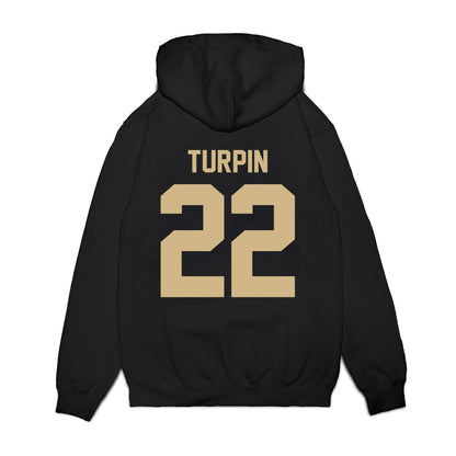 Wake Forest - NCAA Football : Myles Turpin - Vintage Helmet Premium Hooded Sweatshirt-1