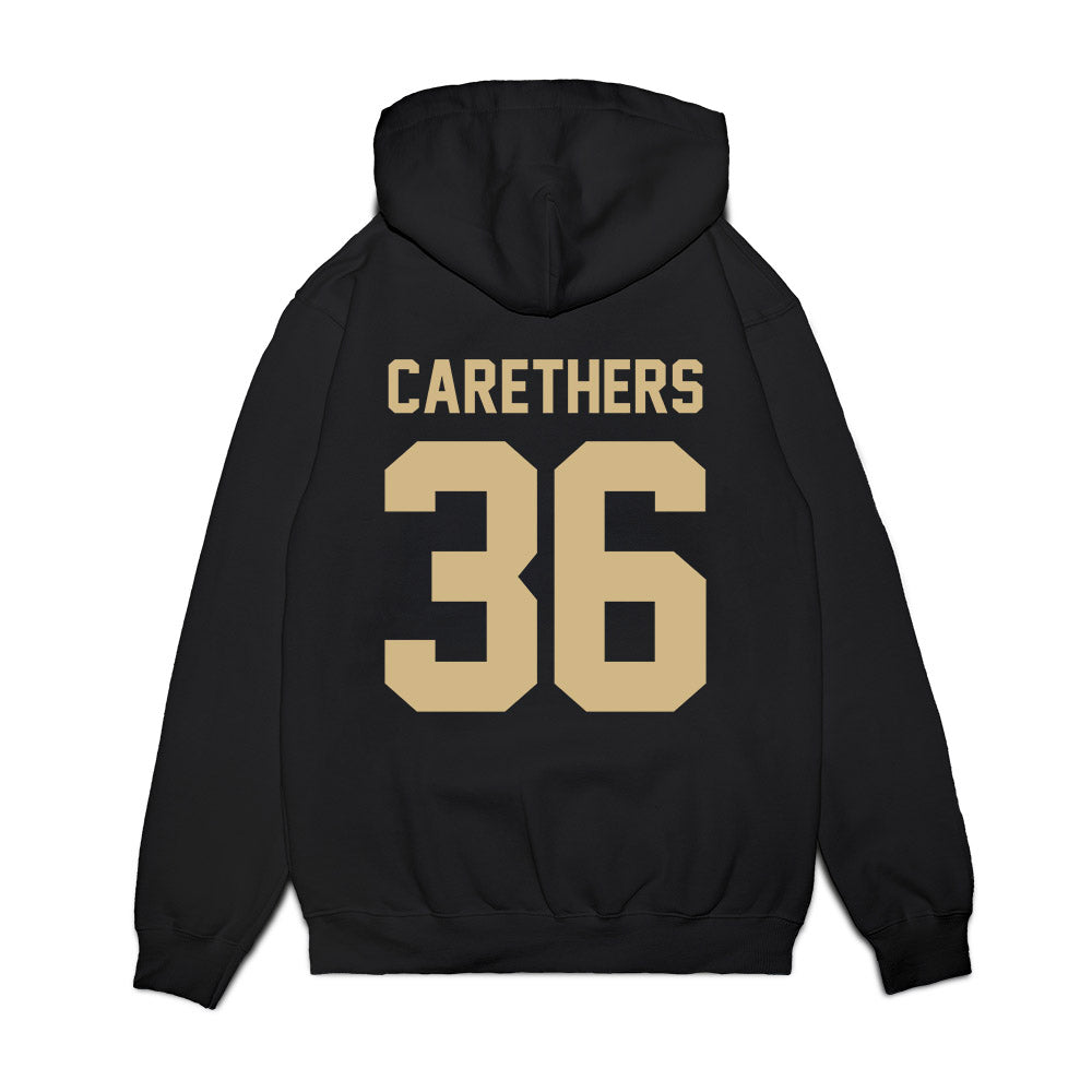 Wake Forest - NCAA Football : Seth Carethers - Vintage Helmet Premium Hooded Sweatshirt-1