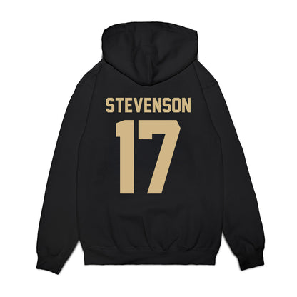 Wake Forest - NCAA Football : Zamari Stevenson - Vintage Helmet Premium Hooded Sweatshirt-1