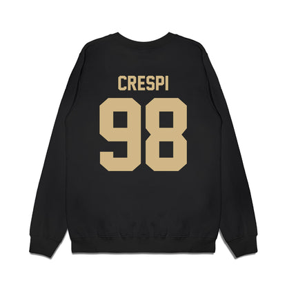 Wake Forest - NCAA Football : Carl Crespi - Vintage Helmet Premium Crewneck Sweatshirt-1