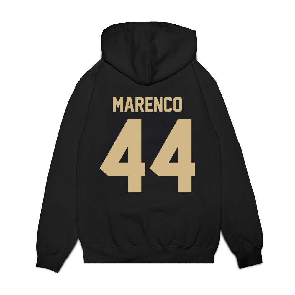 Wake Forest - NCAA Football : Alec Marenco - Vintage Helmet Premium Hooded Sweatshirt-1