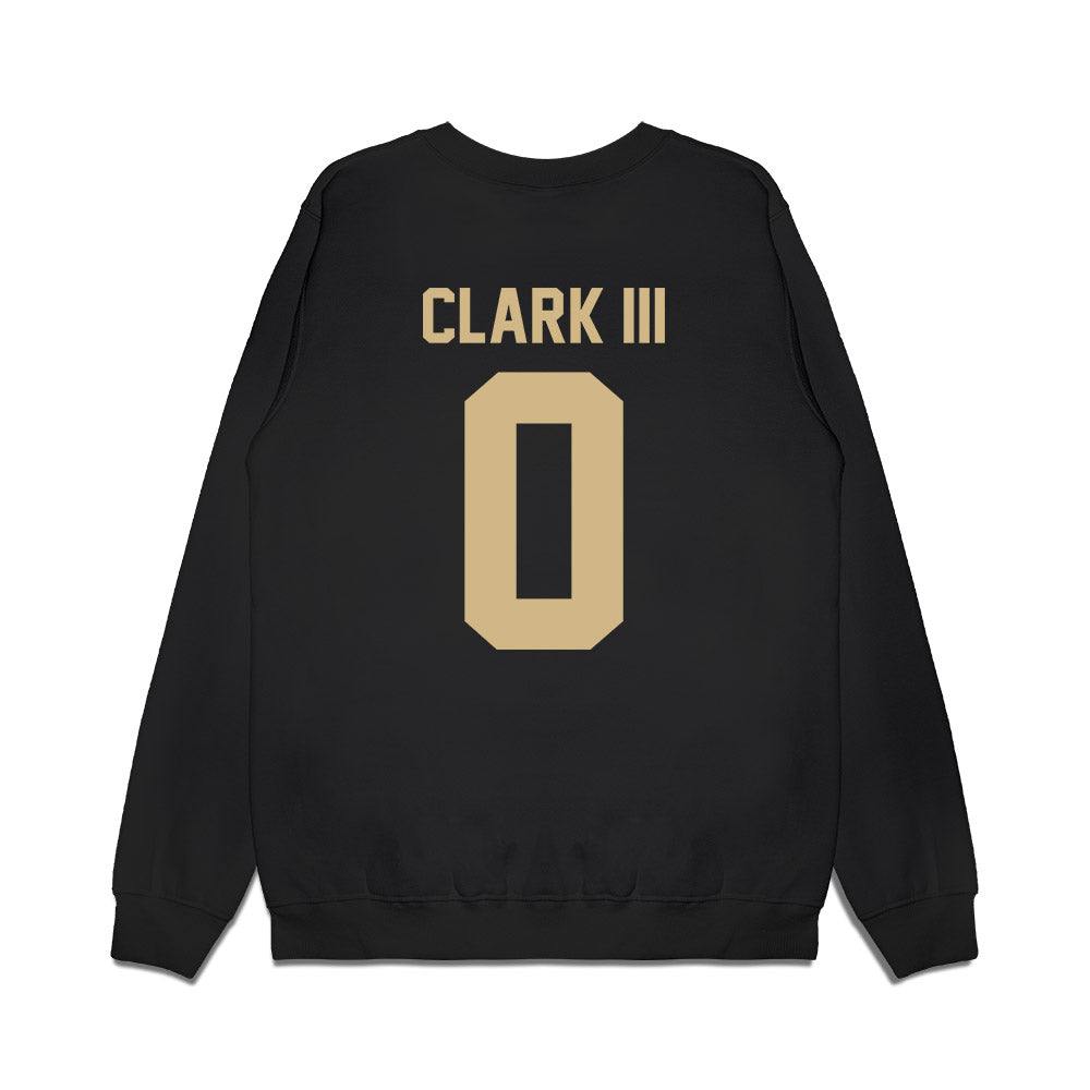 Wake Forest - NCAA Football : Ty Clark III - Vintage Helmet Premium Crewneck Sweatshirt-1