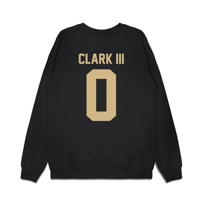 Wake Forest - NCAA Football : Ty Clark III - Vintage Helmet Premium Crewneck Sweatshirt-1