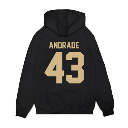Wake Forest - NCAA Football : Mason Andrade - Vintage Helmet Premium Hooded Sweatshirt-1