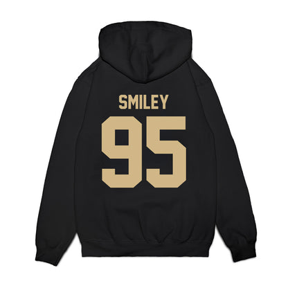 Wake Forest - NCAA Football : Brandon Smiley - Vintage Helmet Premium Hooded Sweatshirt-1
