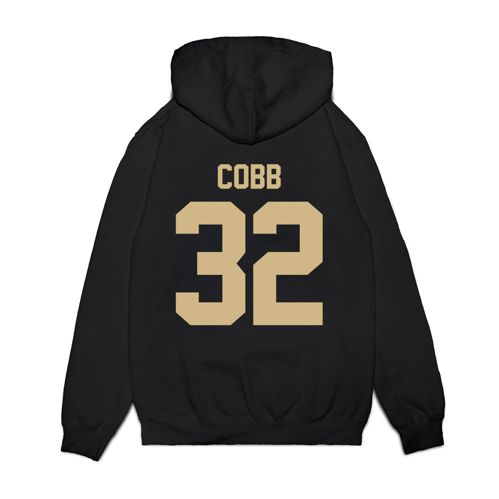 Wake Forest - NCAA Football : Will Cobb - Vintage Helmet Premium Hooded Sweatshirt-1