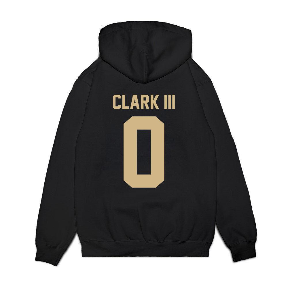 Wake Forest - NCAA Football : Ty Clark III - Vintage Helmet Premium Hooded Sweatshirt-1