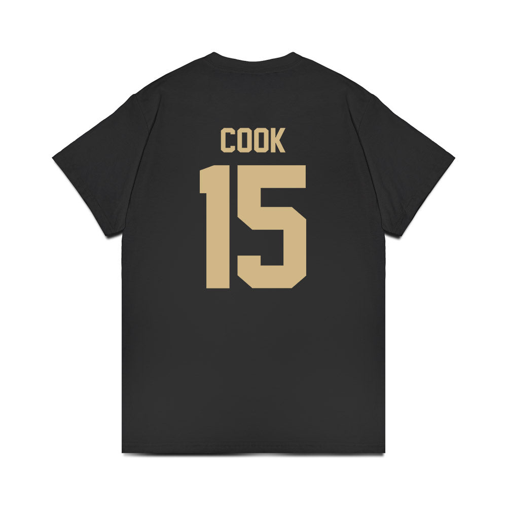 Wake Forest - NCAA Football : Devin Cook - Vintage Helmet Comfort Colors T-Shirt-1