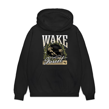 Wake Forest - NCAA Football : Deshawn Purdie - Vintage Helmet Premium Hooded Sweatshirt-0