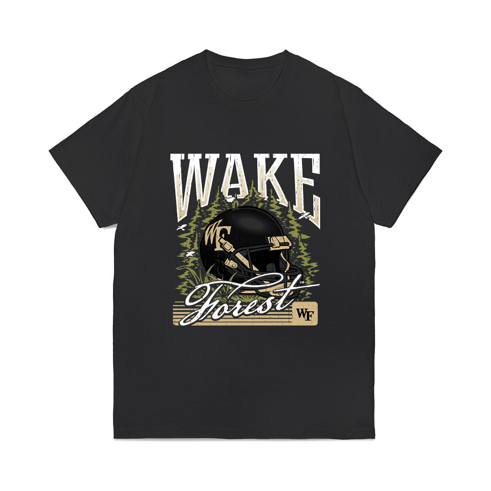 Wake Forest - NCAA Football : Devin Cook - Vintage Helmet Comfort Colors T-Shirt-0