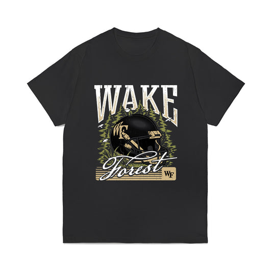 Wake Forest - NCAA Football : Carl Crespi - Vintage Helmet Comfort Colors T-Shirt-0