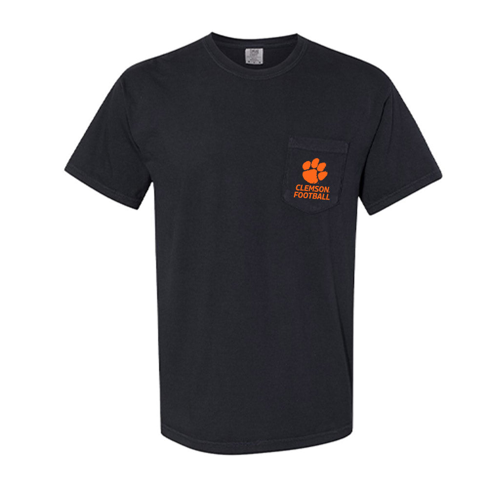 Clemson - NCAA Football : Sammy Brown - Collage Short Sleeves Pocket T-Shirt-0