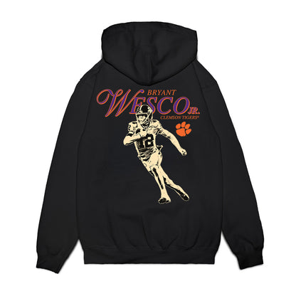 Clemson - NCAA Football : Bryant Wesco Jr - Legacy Premium Hooded Sweatshirt-1