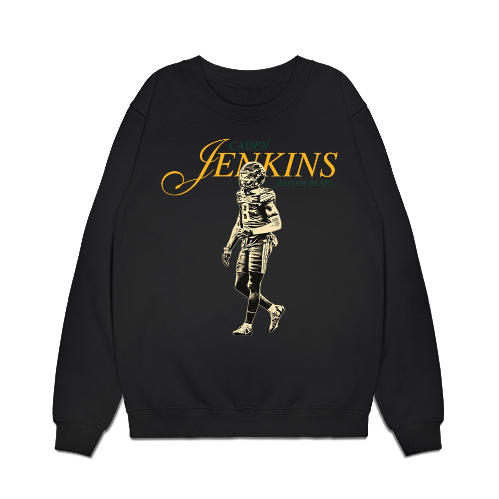 Baylor - NCAA Football : Caden Jenkins - Legacy Premium Crewneck Sweatshirt-0