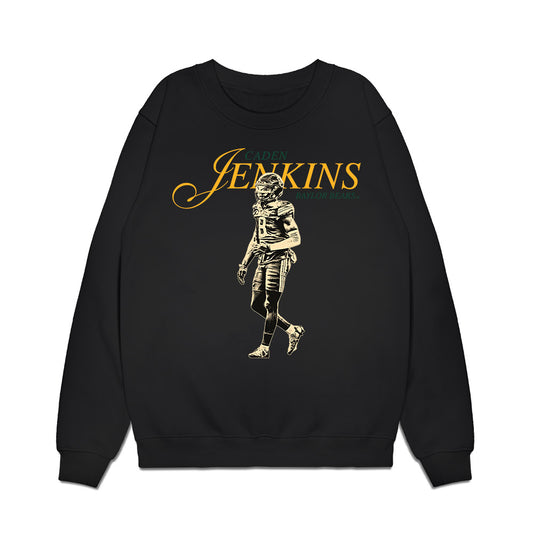 Baylor - NCAA Football : Caden Jenkins - Legacy Premium Crewneck Sweatshirt-0