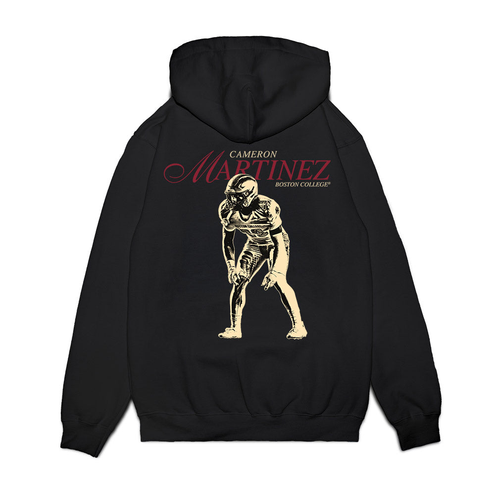 Boston College - NCAA Football : Cameron Martinez - Legacy Premium Hooded Sweatshirt-1