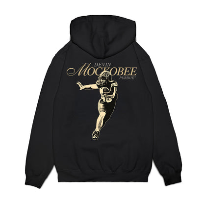 Purdue - NCAA Football : Devin Mockobee - Legacy Premium Hooded Sweatshirt-1