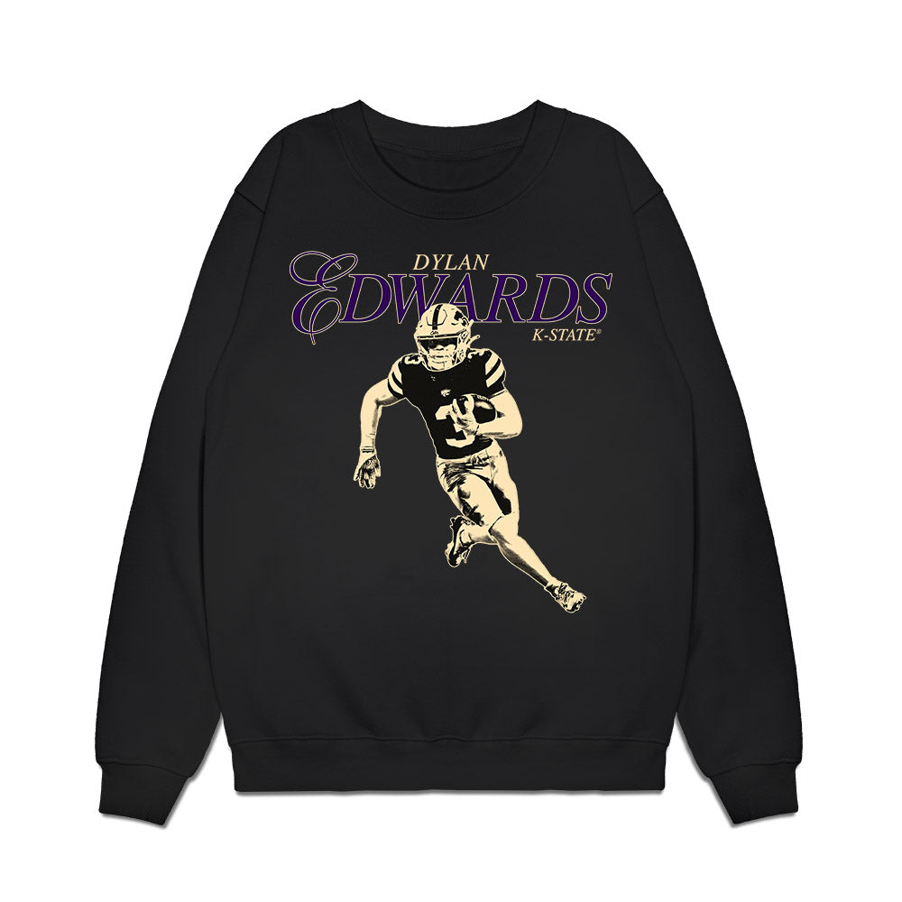 Kansas State - NCAA Football : Dylan Edwards - Legacy Premium Crewneck Sweatshirt-0