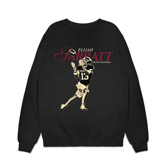Indiana - NCAA Football : Elijah Sarratt - Legacy Premium Crewneck Sweatshirt-0