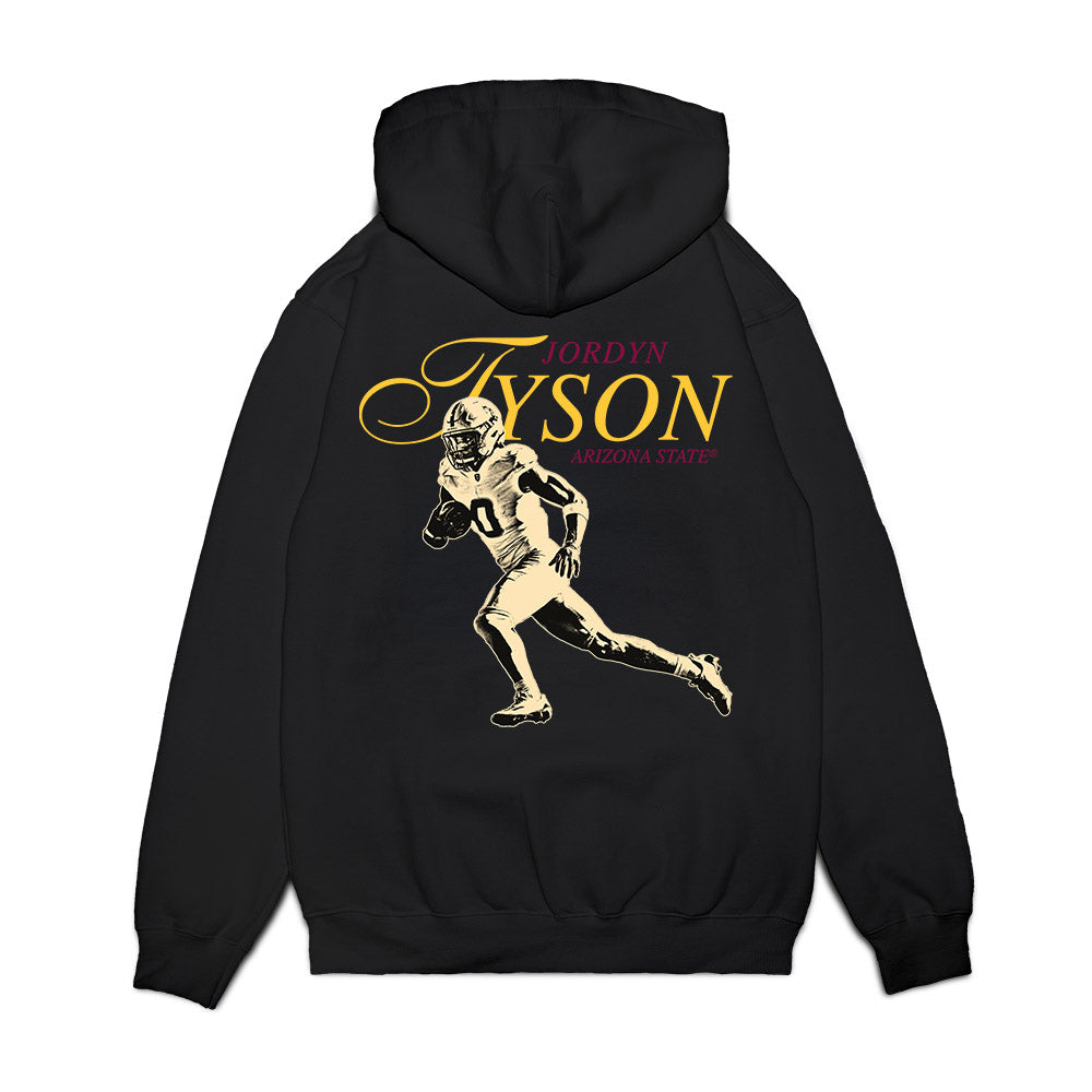Arizona State - NCAA Football : Jordyn Tyson - Legacy Premium Hooded Sweatshirt-1