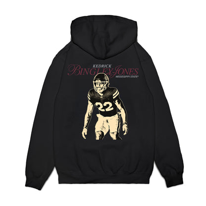 Mississippi State - NCAA Football : Kedrick Bingley-Jones - Legacy Premium Hooded Sweatshirt-1