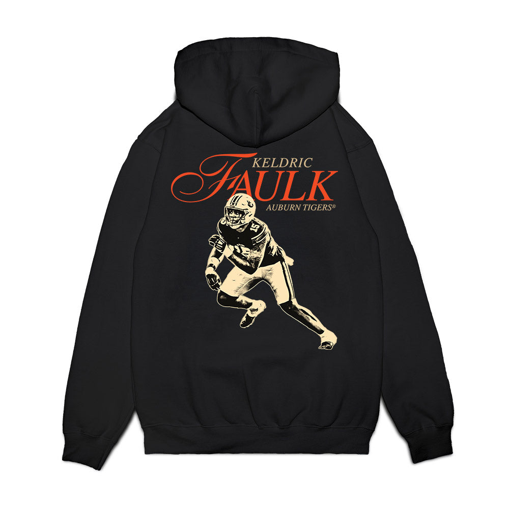 Auburn - NCAA Football : Keldric Faulk - Legacy Premium Hooded Sweatshirt-1
