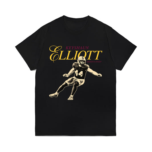 Arizona State - NCAA Football : Keyshaun Elliott - Legacy Comfort Colors T-Shirt-0