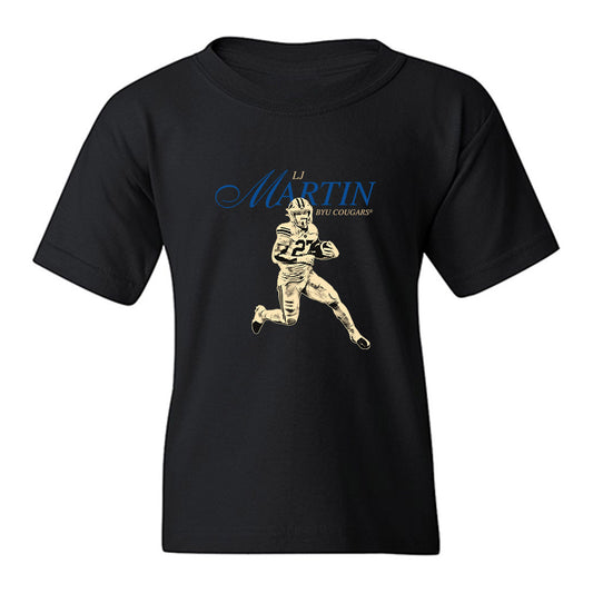 BYU - NCAA Football : Lj Martin - Legacy Youth T-Shirt-0
