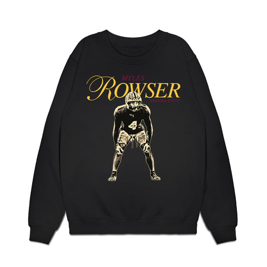 Arizona State - NCAA Football : Myles Rowser - Legacy Premium Crewneck Sweatshirt-0