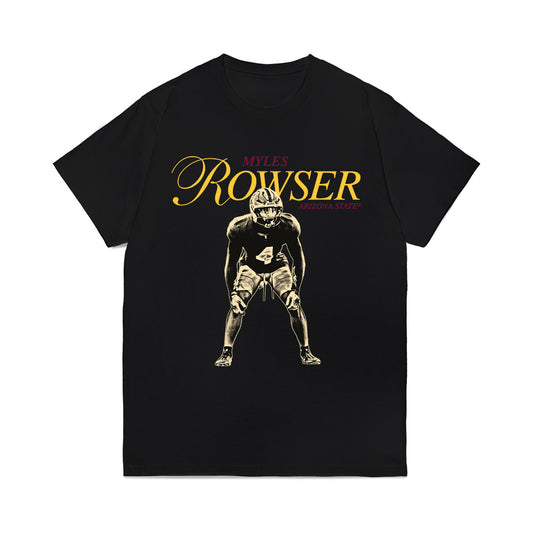 Arizona State - NCAA Football : Myles Rowser - Legacy Comfort Colors T-Shirt-0
