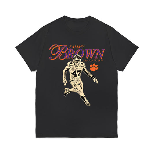 Clemson - NCAA Football : Sammy Brown - Legacy Comfort Colors T-Shirt-0