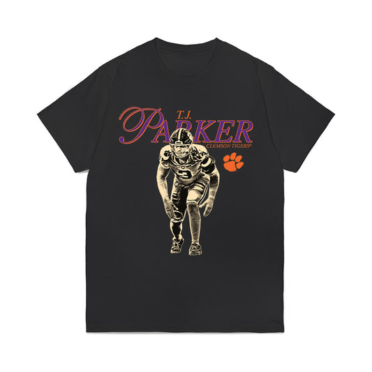 Clemson - NCAA Football : T.J. Parker - Legacy Comfort Colors T-Shirt-0