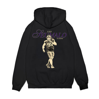 Kansas State - NCAA Football : Uso Seumalo - Legacy Premium Hooded Sweatshirt-1