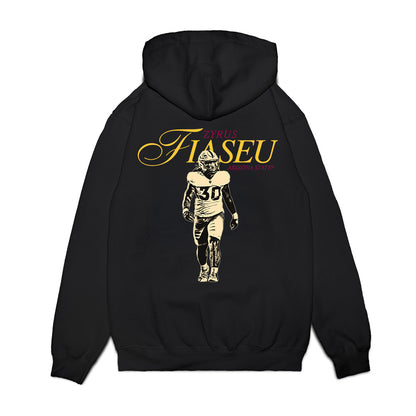 Arizona State - NCAA Football : Zyrus Fiaseu - Legacy Premium Hooded Sweatshirt-1