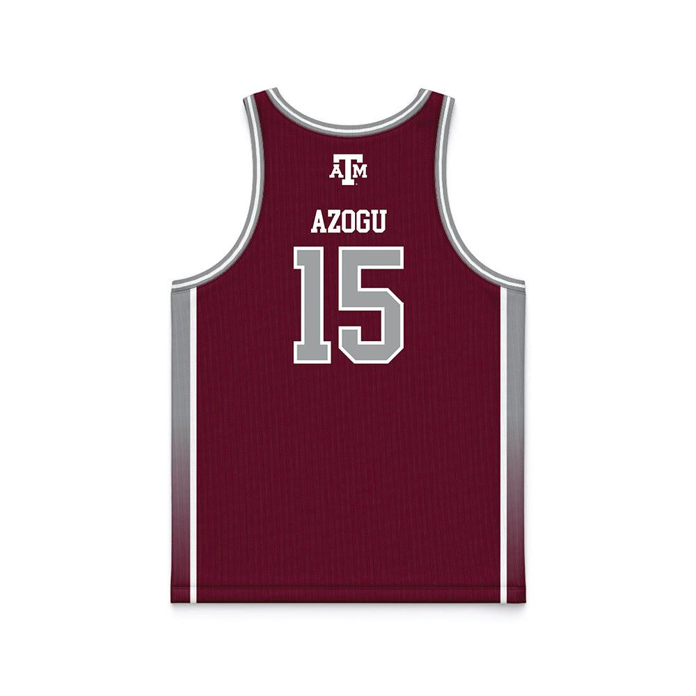 Texas A&M - NCAA Women's Basketball : Faa Azogu - Maroon Basketball Jersey-1